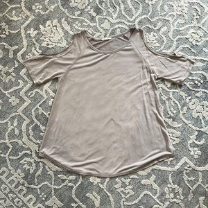 Cold shoulder shirt